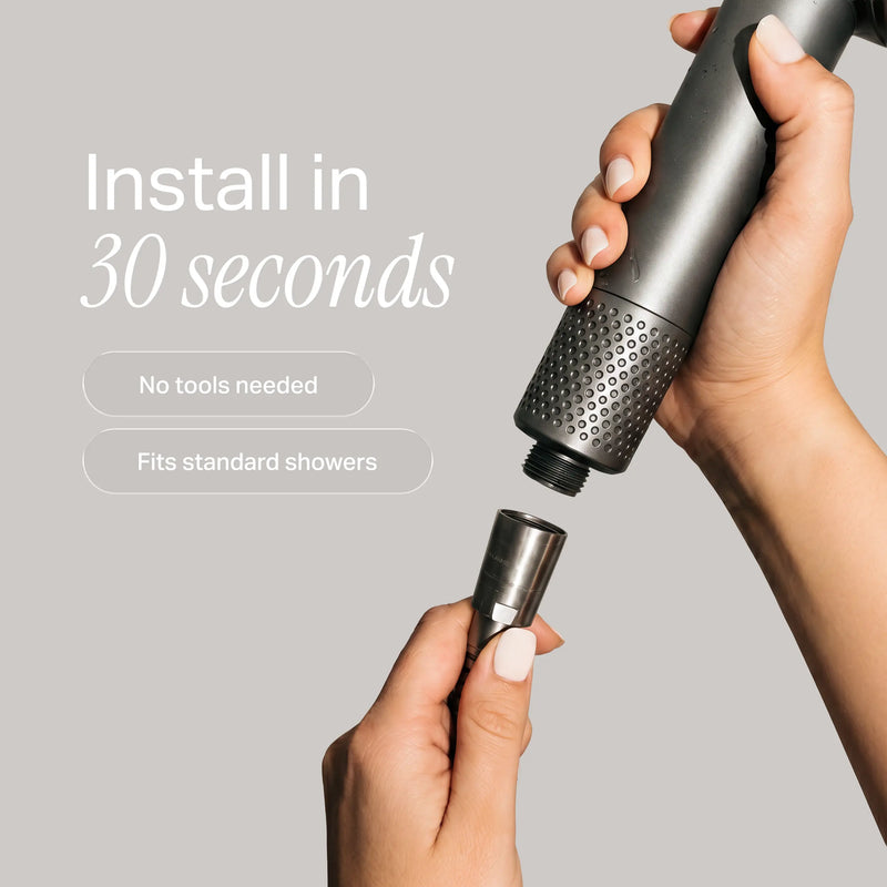 Installation in just 30 seconds