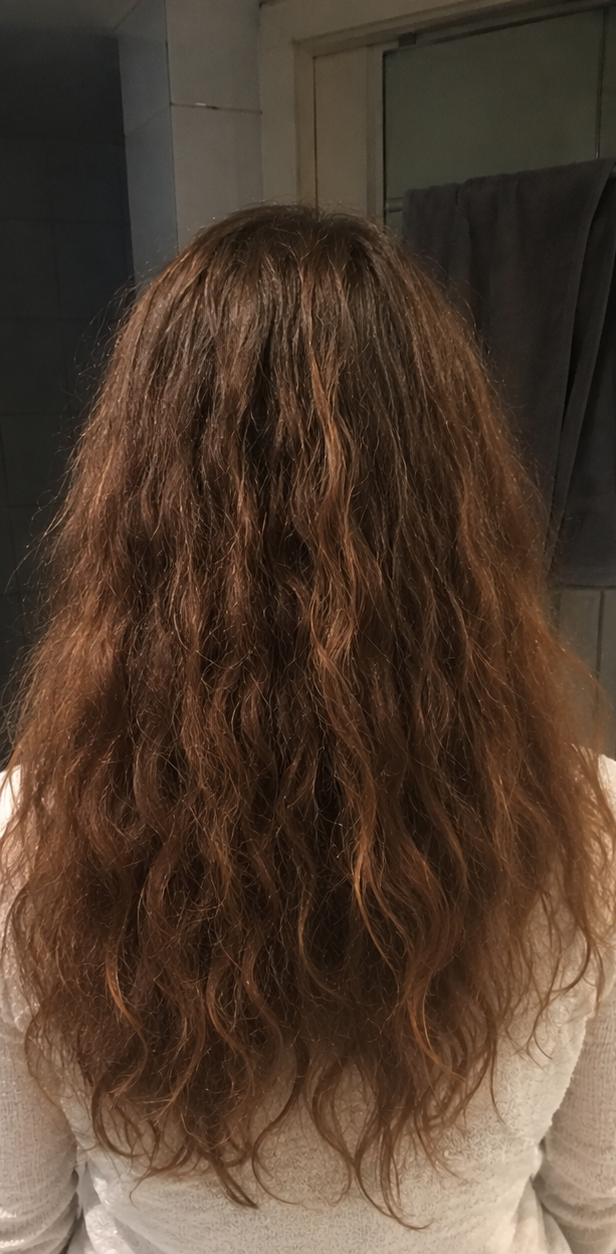 Less dry hair voor